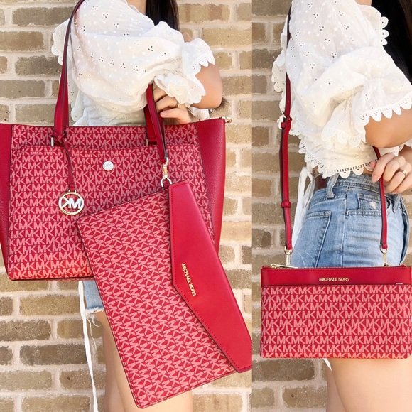 Michael Kors Bags Nwt Michael Kors Large Top Zip Tote Crossbody